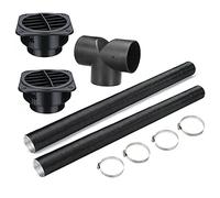 Bexdug 75mm Heater Pipe Duct With Warm Air Outlet Heater Air Supply Pipe Retractable Heater Heater Outlet For Propex Heater Y Piece/T Piece