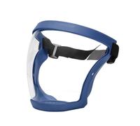 Bexdug Anti-fog Reusable Face Shields with Glasses Frame Set, Super Protective Face Shield Full Face, Droplet Splash Guard Transparent Best Goggle Shield for Men Women Protect Eyes Face