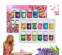 Bexdug Aromatherapy Oil, Fragrance Oil Blends Set for Diffusers | Water-Soluble Natural Humidifier Scents for Meditate Women Men