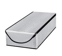 Bexdug Attic Door Insulation Cover - Stair Ladder Opening Insulator | Reusable UV Resistant Insulation Cover for Studio Garage Basement Workshop RV Dog House Window
