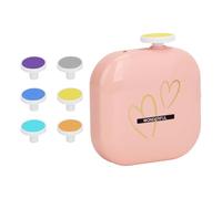 Bexdug Baby Nail Trimmer, USB Rechargeable Nail Trimmer for Toddler, Quiet Manicure Tool with LED Light Fingernails Care for Salon Home Travel Commuting