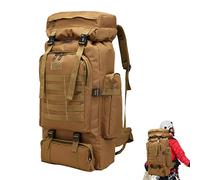 Bexdug Backpack for Men | 80L Large Capacity Bag Water & Tear Resistant | Rucksacks for Men Hiking Hunting Outdoor Travel Mountain Climbing