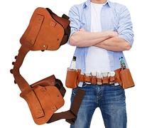 Bexdug Beer Bottle Holder Belt,BAdjustable ELT Buckle Beer Holder | Beer Holster, Beer Soda Belt Holster Beer Belt, Bottle Holders Drink Can Holder Waist Pack Bag for Men