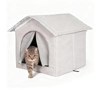 Bexdug Cat House | Warm Weatherproof with Screen,Winter Cat House Warm Shelter - for Cold Weather Small Medium Animal Indoor Garden Yard Patio Porch Lawn Balcony
