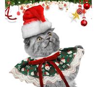 Bexdug Christmas Dog Bibs | Soft Adjustable Christmas Dog Bibs Dog Bandanas | Cute Lace Breathable Pet Scarf Reversible Pet Accessories for Pets
