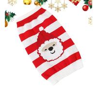 Bexdug Christmas Dog Clothes - Warm Dog Sweater Soft Christmas Shirts | Breathable Knitted Pet Accessories Snowman Cloth for Cats & Kittens