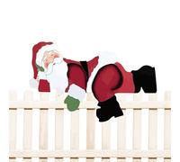 Bexdug Christmas Fence Peeker | Over The Fence Christmas Decorations,Waterproof Smooth Ornament Decor for Yard Terrace Courtyard Porch Park Pathway Driveway Garden Commercial