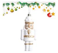 Bexdug Christmas Nutcracker Ornaments, Christmas Nutcracker Figure, Festival Display Figurine Vibrant Colors Keepsake for Nightstand Balcony Entryway Dormitory Bookshelf