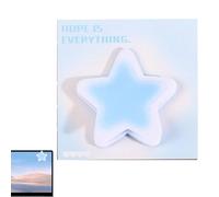 Bexdug Cute Sticky Notes, Message Sticky Note, Paper Sticker Cartoon School Stationery for Sturdy Writing Marking Desktop Dorm Classroom Workplace Daily Teachers Students
