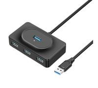 Bexdug Data USB Hub,USB Splitter USB Extender with 4 USB Ports | Safe Lightweight USB Adapter USB Hubs for Cell Phones Digital Cameras HD Cameras