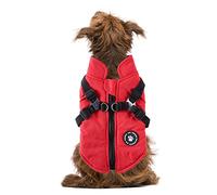 Bexdug Dog Coat with Harness | Warm Zip Up Dog Vest Jacket with Harness Winter Small Dog Coat - Thick Padded Warm Coat Vest Clothes for Puppy Small Medium Large Dogs