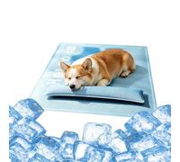 Bexdug Dog Cooling Pad | Gel with Neck Pillow Washable | Dog Cooling Bed Sleeping Pad | for Small Medium Large Kitten Cat Crate Couch Kennel Home Camping Summer Beach Travel