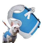 Bexdug Dog Cooling Vest - 3 Layer Cooling Fabric Cooling Harness for Dogs - Comfortable Puppy Vests with Reflective Strips and Adjustable Buckle for Summer, Hiking, Training