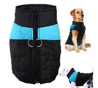 Bexdug Dog Winter Vest - Windproof Winter Warm Cotton Dog Coat Jacket - Extra Warm Cold Weather Dog Clothes with, Thick Pet Winter Outfit