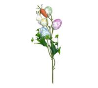 Bexdug Easter Floral Picks,Artificial Colorful Spring Decor | Decorative Branches Easter Egg Picks | for Vase Filler Indoor Outdoor Dining Room Yard Table Holiday Wedding