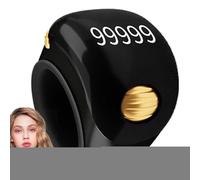 Bexdug Electronic Finger Counter,5-Digit Row Counter Ring - Portable Manual Counting Tool, Rotating Digital Tasbeeh for Meditation, Relaxation, Active Fingers