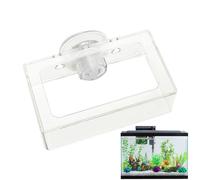 Bexdug Fish Feeder - Non-slip Fish Tank Feeder with Suction Cup | Reusable Slow Feed Plate, Rotating Aquarium Supplies for Guppy, Betta