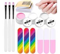 Bexdug Gel For Nail Extension And Modeling | Long-term Manicure With File - Tips Forming And Gel For Nail Building, Beginners, Women, Moms, Professionals, Home, Salon, Studio And Daily