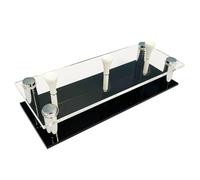 Bexdug Golf Ball Holder Display Case | Turf Golf Ball Showcase Holder Stand with Tee | Acrylic Metal Golfball Storage Showcase for Desk Table Desktop Bedroom Studies Offices Sports Center