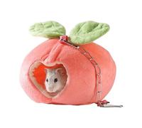 Bexdug Hamster Bed - Pet Winter Hanging Fruit House Hammock | Hamster Sleeping Nest Small Animals Bedding House for Dwarf Hamsters, Hedgehogs