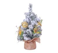 Bexdug Little Christmas Tree,Holiday Decorations - Small Artificial Christmas Tree - for Home Desktop Shelf Dining Table Mantel Windowsill Office Winter