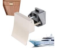 Bexdug Marine Push Button Latch,Keyless Cupboard Lock | Furniture Cabinet Door Lock, Kitchen Drawer Catch for Yacht Marine RV Living Room