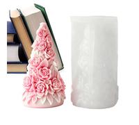Bexdug Molds For Candles | Non Sticky Rose Tree Decor Festive Crafts,3D Tree Shapes Embellishment - For Beginners Family And Friends Home Party Holiday Seasonal Art And Creation