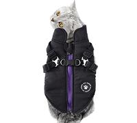 Bexdug Padded Vest Dog Jacket,Small Dog Vest Harness With Puppy Winter Cold Weather Coat - Pet Warm Jacket Small Dog Vest Harness Puppy Winter Cold Weather Coat