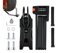 Bexdug Password Cycle Lock - Heavy Duty Anti Theft Secure Guard,High Security Cycle Folding Lock, Portable Safe Cycle Accessories for Cycle, Motorcycle, Door, Gate