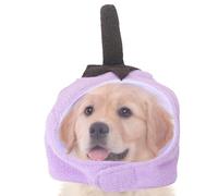 Bexdug Pet Hat,Cat Costume Eggplant Cute Soft Pet Caps - Versatile Comfortable Head Wear Accessories for Birthday Holiday