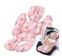 Bexdug Pram Baby Car Seat Cushion | Baby Stroller Cushion Pad Insert,Five-Point Design Stroller Cushion Insert for Car Seats, Strollers, and Baby Cradles