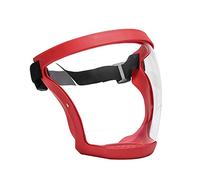 Bexdug Protective Face Shield Full Visor Glasses with Frames, Anti-Fog Ultra Clear Protective Full Face Shields 4 Colors, Sanitary Droplet Splash Guard Reusable PVC Goggles for Adults