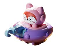 Bexdug Push and Go Car,Press To Go Pull-Back Vehicles - Cute Space Airplane Racing Car,for Kids Girls Home Bedroom Classroom Homeschool Preschool Birthday Christmas Holiday Children's