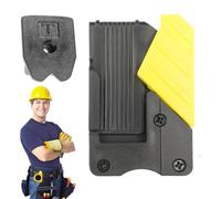 Bexdug Quick Draw Tape Measure Holder | Measuring Tape Belt Holster Clip Quick Access - Smooth Tool Accessories Hanger Carrier for Carpenter Beginners Professionals Electricians Adults