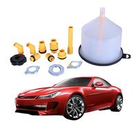 Bexdug Radiator Burping Funnel Kit | Spill Proof No Spill Coolant Funnel Kit - Cooling System Supplies for RV Tank Travel Brake Fluid Motorcycle Windshield Washer