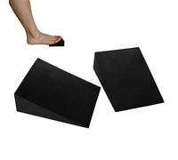 Bexdug Slant Board for Calf Stretching - Lightweight and Portable Non-slip Heel Elevated Squat Wedge - Home Workout Accessory for Fitness, Pushup, Weightlifting, Yoga, Knees over Toes Training