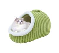 Bexdug Slipper Cat Bed | Medium Large Cats Cave Bed | Cuddly Cave Cat, Warm Kitten House, Washable Slipper Shaped, For Indoor Pets