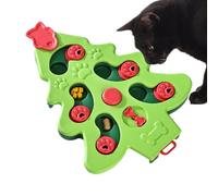 Bexdug Slow Feeder Cat Bowl - Christmas Tree Shape Dog Feeder Bowl - Slow Eating Dog Feeding Bowls Interactive Dog Bowl for Treats Snacks