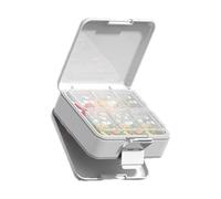 Bexdug Splitter for Small Pills - Travel Dispenser Storage Cases Pill Splitter | Easy to Use Portable Medication Carrier with Precise Cuts for Family Grandpa Grandma