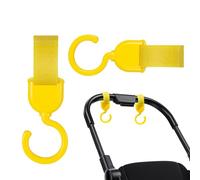 Bexdug Stroller Hooks for Bags, Rotatable Mommy Hook Organizer Hook, Stylish Stroller Accessories, Bag Hooks Hanger, Multi Purpose Hooks, for Shopping Cart, Wheelchairs