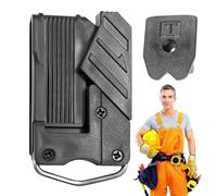 Bexdug Tape Measure Clip,Portable Tape Measure Belt Clip Hook | Locking Tool Organizer Portable Holster for Work Outdoor Construction Carpentry Climbing Activities Home