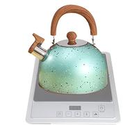 Bexdug Tea Kettle Whistling | 2L Tea Kettle for Camping,Stove Top Whistling Tea Kettle, Kettle for Tea, Coffee, Stainless Steel Teakettle Teapot with Anti-Scalding Handle