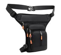 Bexdug Thigh Bag with Leg Strap - Motorcycle Thigh Purse with Leg Strap,Sports Organizer with Quick-Release Buckle for Keys, Wireless Earphones, Cell Phone