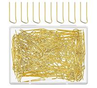 Bexdug U Shaped Needles - Metal Pins | Collection U-Pins, U Shape Jewelry Display Chain Pad Showcase for Home