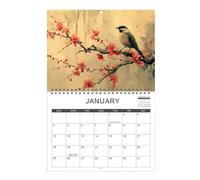 Bexdug Wall Calendar 2026 - Monthly Wall Art Calendar with Scenes Illustrations | Cute Gag Planner Paper for Kids Teachers Apartment Bedroom House Classroom School College Family Dorm Kitchen
