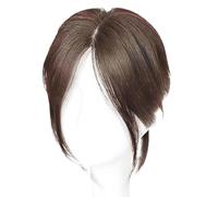 Bexdug Wig Bangs Fringe,Forehead Fringe Women's Eight-Character Wig | Synthetic Fringe Washable Wig to Conceal Thinning and Grey Hair for Working, Dating, Photography
