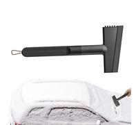 Bexdug Windshield Ice Scraper - Snow Removal Brush for Auto with Extended Arm | Winter Cold Weather Car Exterior Cleaning Tool for Snow and Ice Breaking