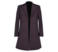 Bexhide Men's Classic Dr. Who Wool MS 11th Purple Long Costume Trench Coat