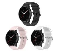 Bexido Watch Strap Compatible with Amazfit GTR 2/GTR 2e/GTR 3/GTR 3 Pro/GTR 47mm/Amazfit Stratos 2/Stratos 3/Amazfit Pace, 22mm Sport Silicone Quick Release Replacement Band Wristband