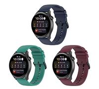 BexidoIera Watch Strap Compatible with Huawei Watch GT 2 42mm/GT 3 42mm/Huawei Watch 2/Honor Watch SE/Honor Magic Watch 2 42mm, 20mm Soft Silicone Sport Quick Release Replacement Band Wristband